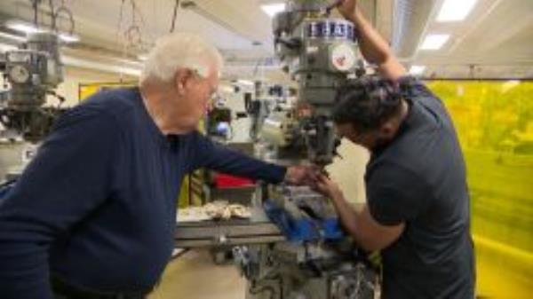 People learn new skills for manufacturing jobs at a training facility in Pittsburgh, Pennsylvania. 