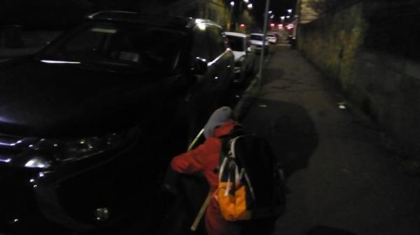 Activists calling themselves the 'Tyre Extinguishers' have been targeting SUVs