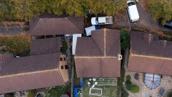  Police and forensics officers in Loxbeare Drive