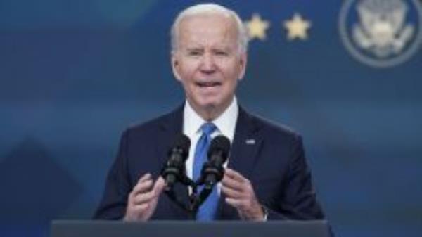 President Joe Biden speaks about the student debt relief portal beta test in the South Court Auditorium on the White House complex in Washington, Monday, Oct. 17, 2022. (AP Photo/Susan Walsh)