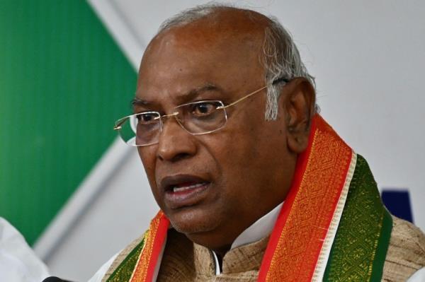 Indian National Congress leader Mallikarjun Kharge.