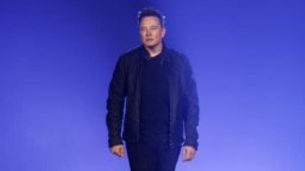 Tesla CEO Elon Musk introduces the Cybertruck at Tesla's design studio Thursday, Nov. 21, 2019, in Hawthorne, Calif. 