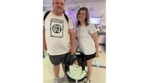 Isla - Lauren Ormston - Neonatal cost of living
Lauren Ormston and fiance Oliver Dewey