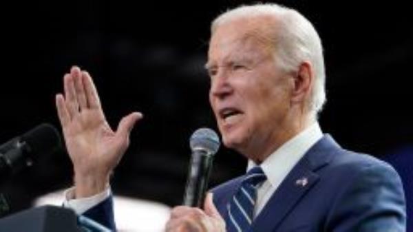 President Joe Biden speaks at onondaga Community College on Thursday, Oct. 27, 2022, in Syracuse, N.Y. 