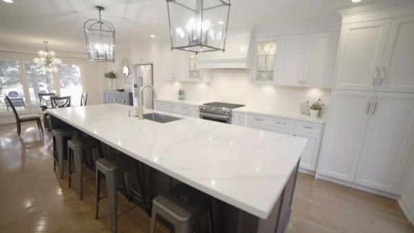 Kitchen in the new home