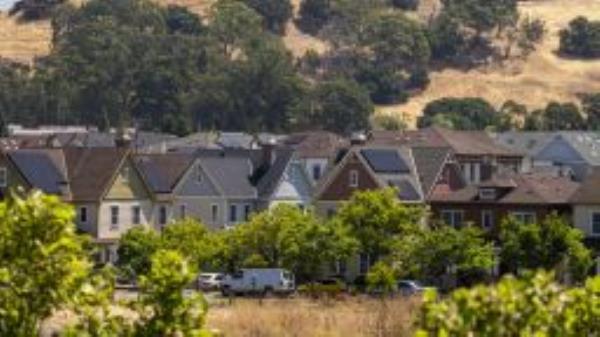 Homes in Hercules, California, US, on Wednesday, June 15, 2022. 