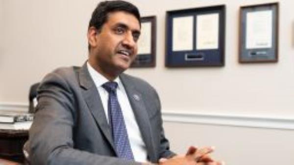 Rep. Ro Khanna, D-Calif., speaks in his office on Thursday, June 23, 2022. (Bill Clark/CQ-Roll Call, Inc via Getty Images).
