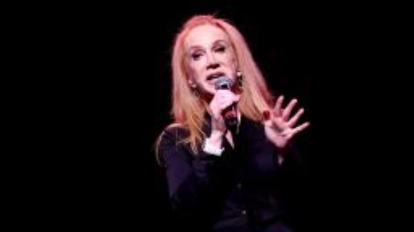 Kathy Griffin performs onstage during FRIENDLY HOUSE LA Comedy Benefit, hosted by Rosie O'Donnell, at The Fonda Theatre on July 16, 2022 in Los Angeles, California. 
