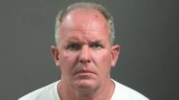 This photo provided by Washington County, Arkansas shows Douglas Ramsey, who was suspended by vegan food products company Beyond Meat after he was arrested in September on suspicion of biting a man's nose during a fight following an Arkansas football game.