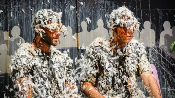 'I'm a Celebrity... Get Me Out of Here!' TV Show, Series 22, Australia - 12 Nov 2022
Bushtucker Trial - Who Wants To Look Silly On Air: Owen Warner and Matt Hancock