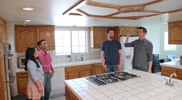 Dropped kitchen ceiling