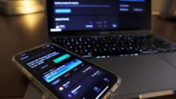 The FTX app is seen on a phone on November 10, 2022 in Atlanta, Georgia. 