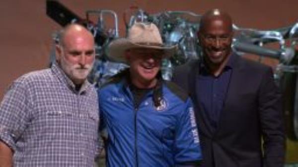 Jose Andres, Jeff Bezos, Van Jones.