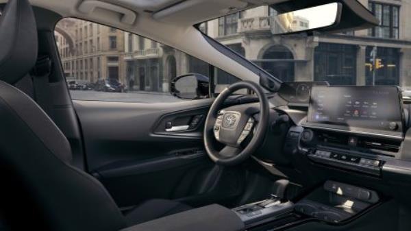 The new Prius has a more convential-looking interior with a gauges in front of the driver instead of in the middle of the dashboard.