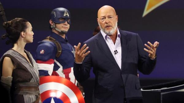 Bob Chapek, Chief Executive Officer of Disney, speaks at the 2022 Disney Legends Awards during Disney's D23 Expo in Anaheim, California, U.S. September 9, 2022. REUTERS/Mario Anzuoni