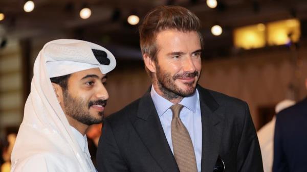 David Beckham attended the Doha Forum in March