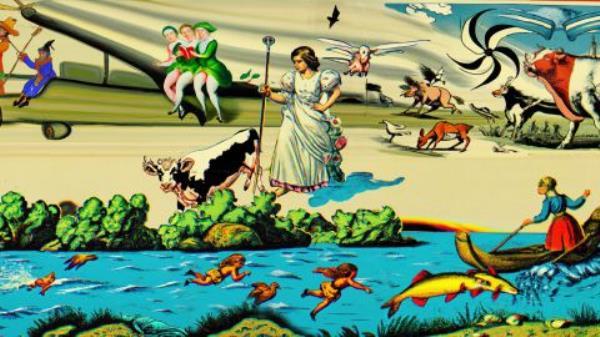 Marina Zurkow used DALL-E to help create her 2022 piece "A Questionable Tale (#1)".