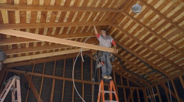 Removing the rafters
