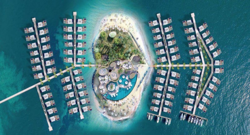 迪拜房产投资 迪拜海上度假屋，编号50353