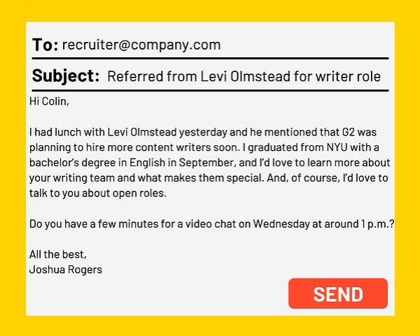 Referral recruiter email template