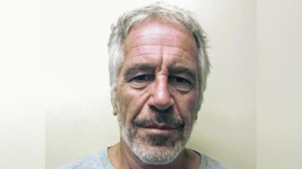 A mug shot of Jeffrey Epstein from 2019.  