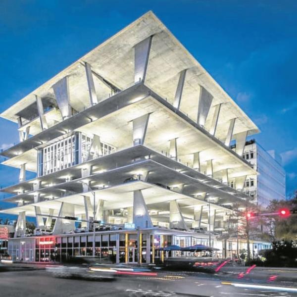 Parking structures should be more mixed-use, allowing for more uses aside from car parking. (BIGSEVENTRAVEL.COM)