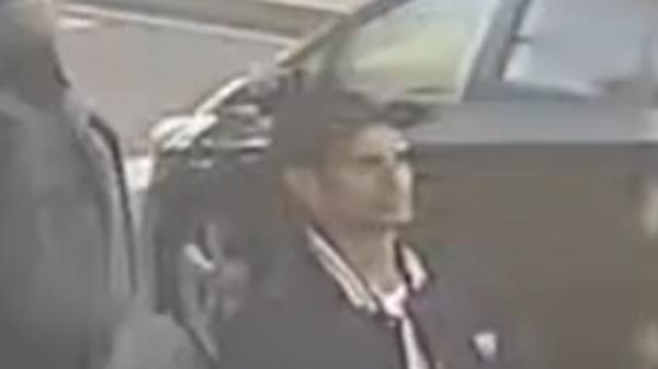 The man left the scene before police arrived