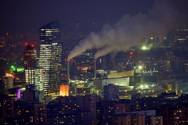 Paris city lighting as energy inflation bites