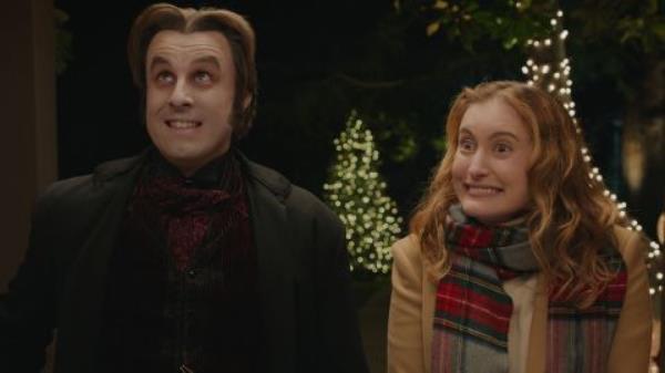 A vampire meets his girlfriend's family.