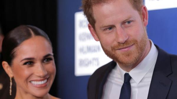 Britain's Prince Harry, Duke of Sussex, Meghan, Duchess of Sussex attend the 2022 Robert F. Kennedy Human Rights Ripple of Hope Award Gala in New York City, U.S., December 6, 2022. REUTERS/Andrew Kelly