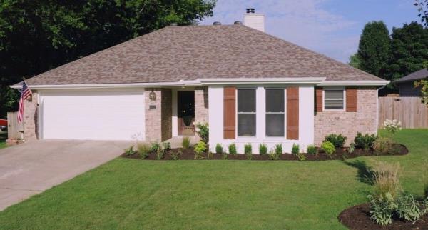 Home with newly installed antique door