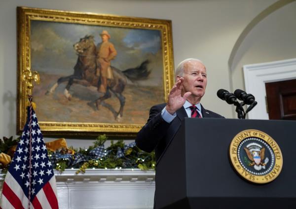 U.S. President Biden signs railroad bill into law during White House ceremony in Washington