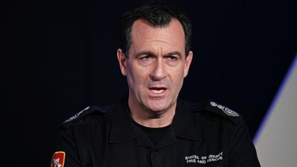 Jersey fire chief Paul Brown has defended the fire service