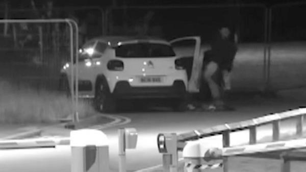 Ross McCullam changes clothes after murdering Megan Newborough