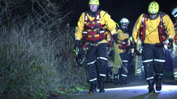 Emergency services are at the scene