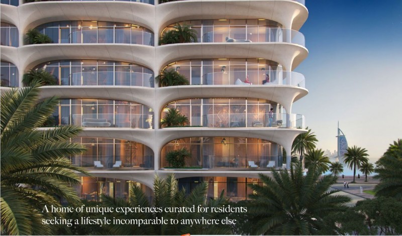 迪拜房产投资 棕榈岛360°五星级酒店住宅的海景洋房