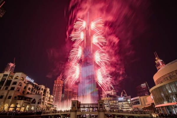 Dubai New Year Fireworks 2023
