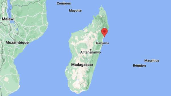 The item of floating debris was found washed ashore on the South beach of the Antsiraka Peninsula in Madagascar