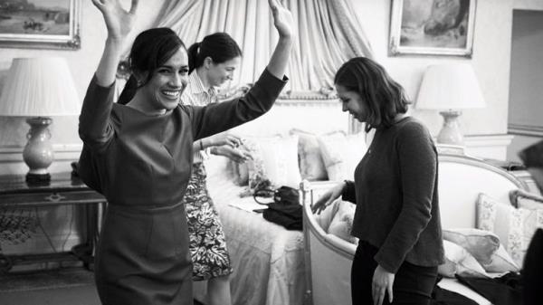 Screen Grabs taken from Harry and Meghan  Netflix documentary Harry & Meghan
PIC:NETFLIX