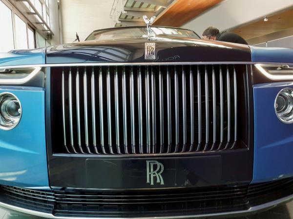 A hand made Rolls-Royce described as 'the most refined picnic facility on earth' is unveiled at the company��s factory in Goodwood
