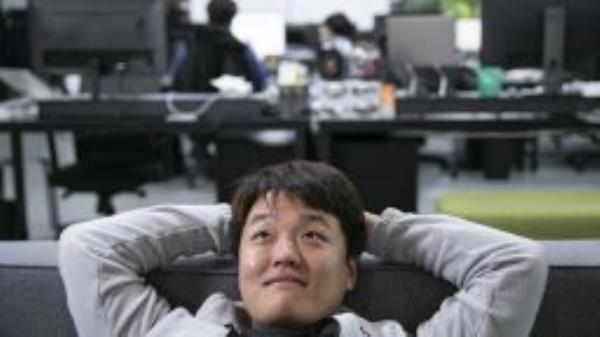 Do Kwon, co-founder and chief executive officer of Terraform Labs, poses in the company's office in Seoul, South Korea, on Thursday, April 14, 2022. 
