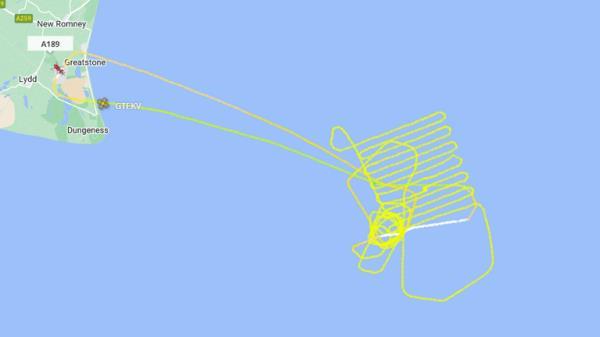 route of one of the SAR helicopters
Pic:FlightRadar24.com