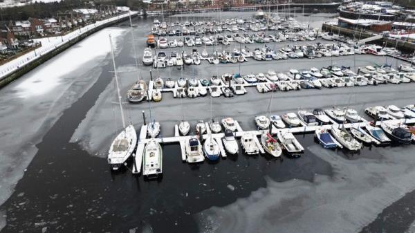 Royal Quays Marina at North Shields, North Tyneside