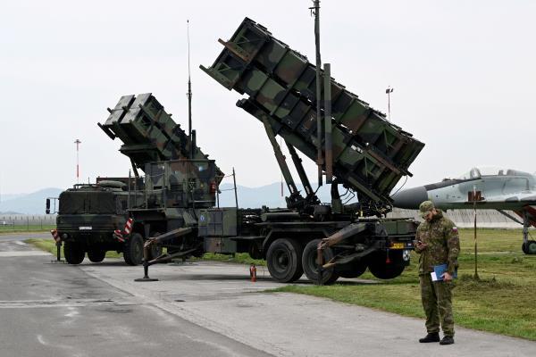 Patriot missile defence system is seen at Sliac Airport, near Zvolen