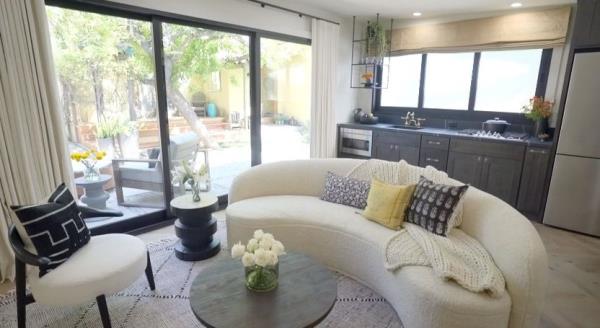 Converted garage with kitchenette