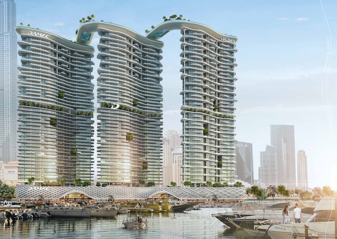 迪拜港旁的高级观景公寓Bay by Cavalli