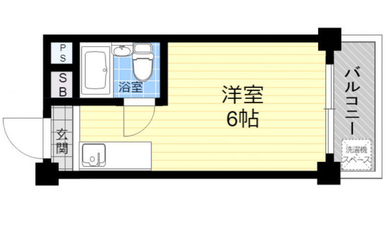 大阪市区内小户型投资房，编号52741